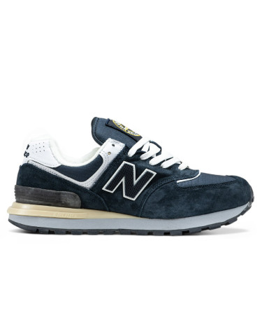 New Balance 574 x Stone Island Blue White FUR