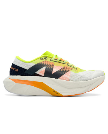 New Balance FuelCell Rebel V4 White Bleached Lime Glo MFCXLL4