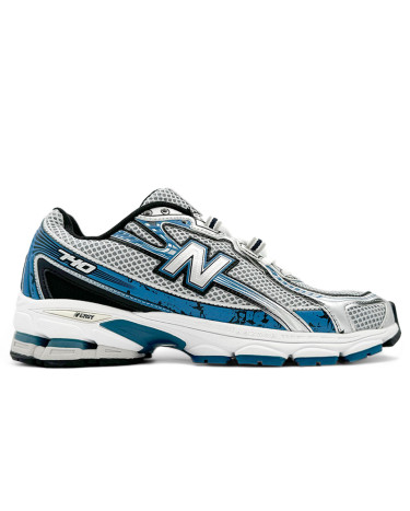 New Balance 740 White Blue Black